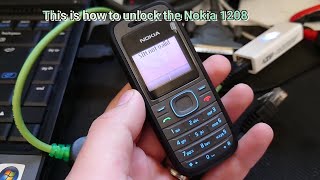 How to Unlock the Nokia 1208 RH105 with Advance Turbo Flasher [upl. by Nealey]