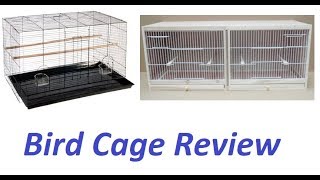 I take a look at 2 Bird Cages  Finca Pequeno and a wooden double breeding cage [upl. by Gorman]