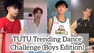 TUTU Tiktok Trending Dance Challenge Compilation Boys Edition tiktok trending tutuchallenge [upl. by Aret]