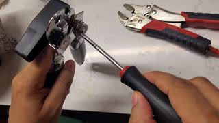 Fix and align the gears on a can opener thats grinding but not opening a can [upl. by Camilo]