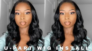 EASY UPART WIG INSTALL FOR BEGINNERS  Outre Mytresses Leave Out Wig [upl. by Naryb577]