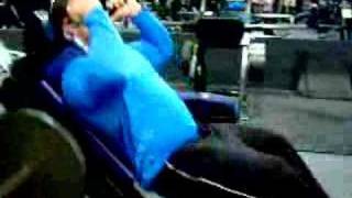 Steve Kuclo Cybex Hack Squat Widowmaker Set 50reps 2006 [upl. by Philippa945]