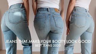 8 JEANS THAT MAKE YOUR BUTT LOOK GOOD  best denim of 2020 [upl. by Ameehsat]