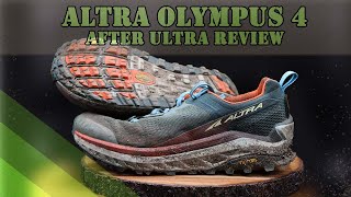 Altras Olympus 4 InDepth Review  After Ultramarathon Review  500 Mile Review [upl. by Surad]