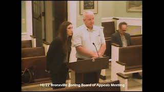 1022 Bronxville Zoning Board of Appeals Meeting [upl. by Aruat]