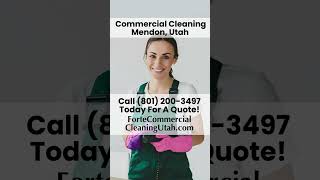 Commercial Cleaning Mendon Utah  Call 801 2003497 today for a free quote [upl. by Nodnarg]