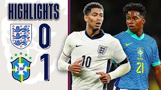 England 01 Brazil  Endrick Scores Late Winner  Highlights [upl. by Aikyn544]