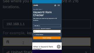 AHREFS free Keyword Rank Checker tool  Free SEO Tools seo shorts [upl. by Ennahtur]