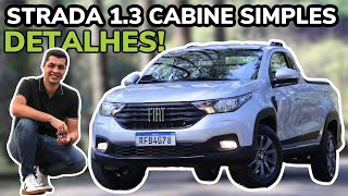 FIAT STRADA 2021 CABINE SIMPLES EM DETALHES  Falando de Carro [upl. by Mccready]