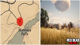 Manteca Falls Gang Hideout  Red Dead Online  RDO [upl. by Guevara]