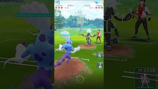 Thundurus VS Xurkitree PVP Electric Battle in pokemongo [upl. by Bautram]