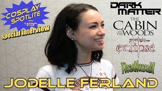 Jodelle Ferland Dark Matter  Cosplay Spotlite Special Interview [upl. by Ettenot38]