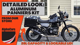 Maximizing Your Adventure Royal Enfield Himalayan Aluminum Pannier Kit Review [upl. by Teddi191]