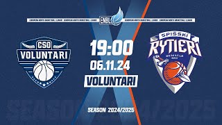 CSO VOLUNTARI v SPISSKI RYTIERI  Nov 6 700 PM  ENBLeague 202425 [upl. by Penelope]