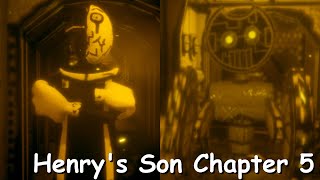 Henrys Son Chapter 5 Full Playthrough Gameplay Bendy Fangame [upl. by Hgielrahc]