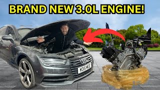 I PUT A £13000 ENGINE INTO A £10000 AUDI A7… [upl. by Corty]