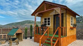 How to Build a Wooden House in 10 Days  Off Grid Log Cabin [upl. by Stolzer403]