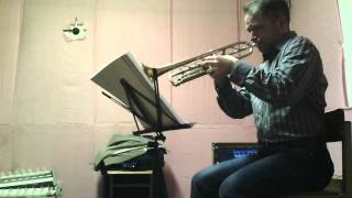 Splanky blues 1st trumpet cover [upl. by Ylevol]