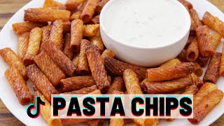 Pasta Chips  Viral TikTok Recipe [upl. by Don957]