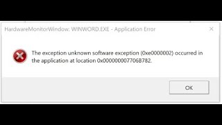 Fix Lexception de logiciel inconnu exception 0xc06d007e sest produite dans lapplication [upl. by Akenor332]