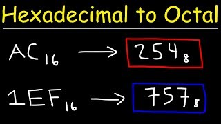 Hexadecimal to Octal Conversion [upl. by Salaidh]