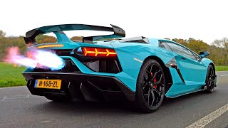 Lamborghini Aventador SVJ Gintani Exhaust V12 F1 SOUND [upl. by Rebmetpes]