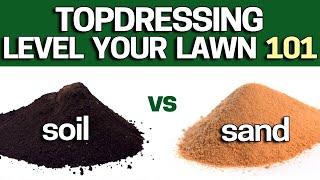 How to Topdress amp Level Your Lawn Using Sand or TopSoil Beginners DIY Guide [upl. by Hsirahc]