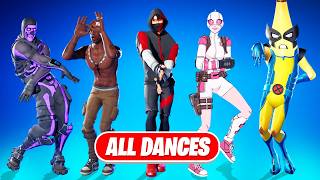 ALL 1000 FORTNITE DANCES amp EMOTES  2017  2024 [upl. by Zalea]