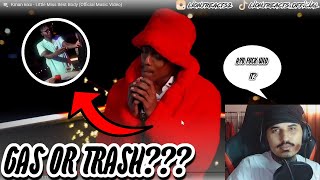 Kman 6ixx  Little Miss Best Body Official Music Video REACTION WHILE OFF DA ZA [upl. by Ecirtnuahs]