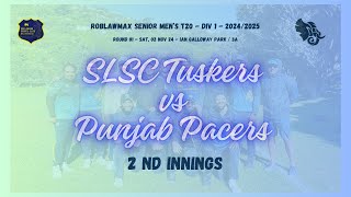 Round 1  Tuskers vs Punjab Pacers 2nd Innings  02112024 [upl. by Atinob393]