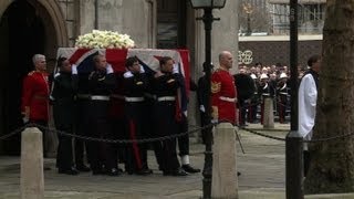 Margaret Thatcher peacefully laid to rest [upl. by Arytas200]