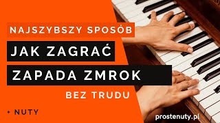 Jak zagrać ♫ Zapada zmrok ♫ na keyboardzie [upl. by Krute]