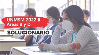 ✨ SOLUCIONARIO ✍ San Marcos 2022 II 📢Áreas BD [upl. by Aicatsue]