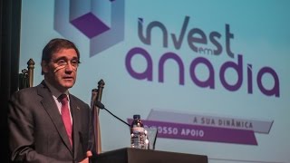 BairradaTV  Passos Coelho na apresentação do Invest em Anadia [upl. by Eneirda]