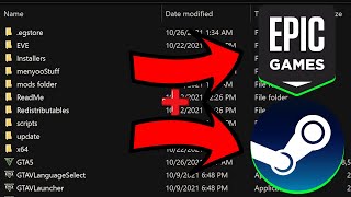 How to use the same GTA5 directory for both Steam and Epic Games [upl. by Kannan]