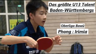 Der Beste U13 Spieler BadenWürttembergs  TPhong1974TTR  RIrimia1987TTR [upl. by Nasho]