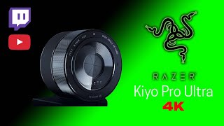 Razer Kiyo Pro Ultra  Hottest 4k Webcam Available [upl. by Naawaj]