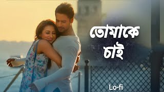 Tumake chai  lofi slowed and Reverd Bangla romantic song BK Music lyrics OfficialArijitSingh [upl. by Devaj846]