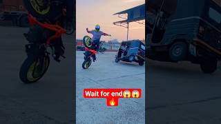 KTM Duke 390 stunt WhatsApp status 😱shorts ktm 🔥 [upl. by Kliment]