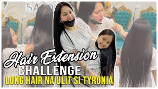 HAIR EXTENSION CHALLENGE KAY BABY TYRONIA FOWLER  DHENDHEN SALON [upl. by Natelson]