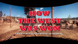 quotHOW THE WEST WAS WONquot 1962 HD RESTORED TRAILER IN CINERAMA SMILEBOX FORMAT [upl. by Einattirb]