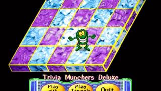 Trivia Munchers Deluxe Music  Menu Screen [upl. by Colfin616]