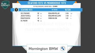 Seaford 1sts v Moorooduc 1sts [upl. by Ahsiruam]