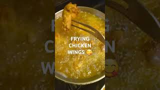 FRYING CHICKEN WINGS [upl. by Valentina]