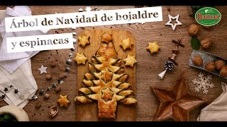 Árbol de navidad de hojaldre con espinacas  Recetas Buitoni [upl. by Urson]