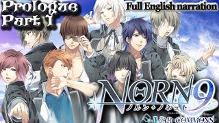 Norn9 Var Commons Lets Play Prologue part 1 full English narrationPS Vita [upl. by Nonarb]