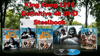 King Kong 1976 Steebook 4K Bluray Unboxing [upl. by Venable250]