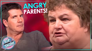 Simon Cowell CONFRONTED By Angry Contestants and Parents [upl. by Aniles]