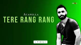 Tere Rang Rang  Ahmed Ali  Acapella Song [upl. by Derfnam891]