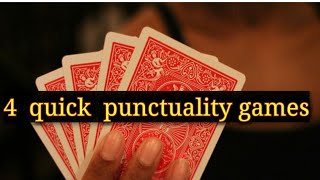 Quick punctuality games with playing cards [upl. by Sholom422]